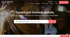 Desktop Screenshot of globalization-partners.com